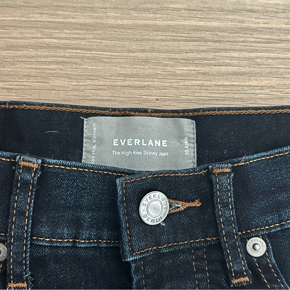 Everlane The Authentic Stretch High-Rise Skinny (SIZE: 26 ANKLE)